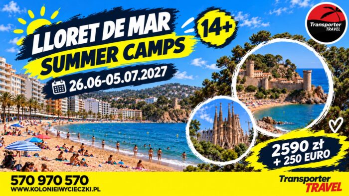 Hiszpania- Lloret de Mar I 2027 (Dedykowany dla młodzieży 14+)