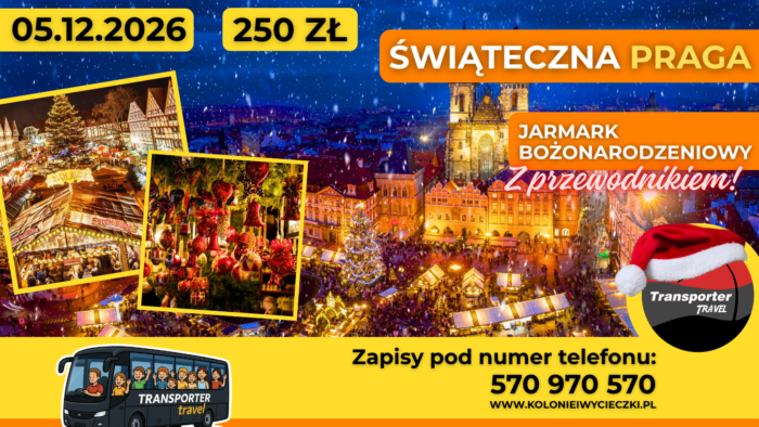 ŚWIĄTECZNA PRAGA – JARMARK BOŻONARODZENIOWY