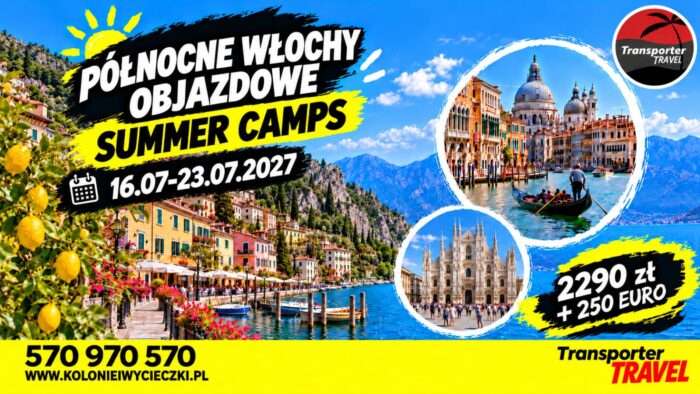 Włoska Przygoda – Mediolan, Wenecja, Werona, J. Garda i J. Como 2027